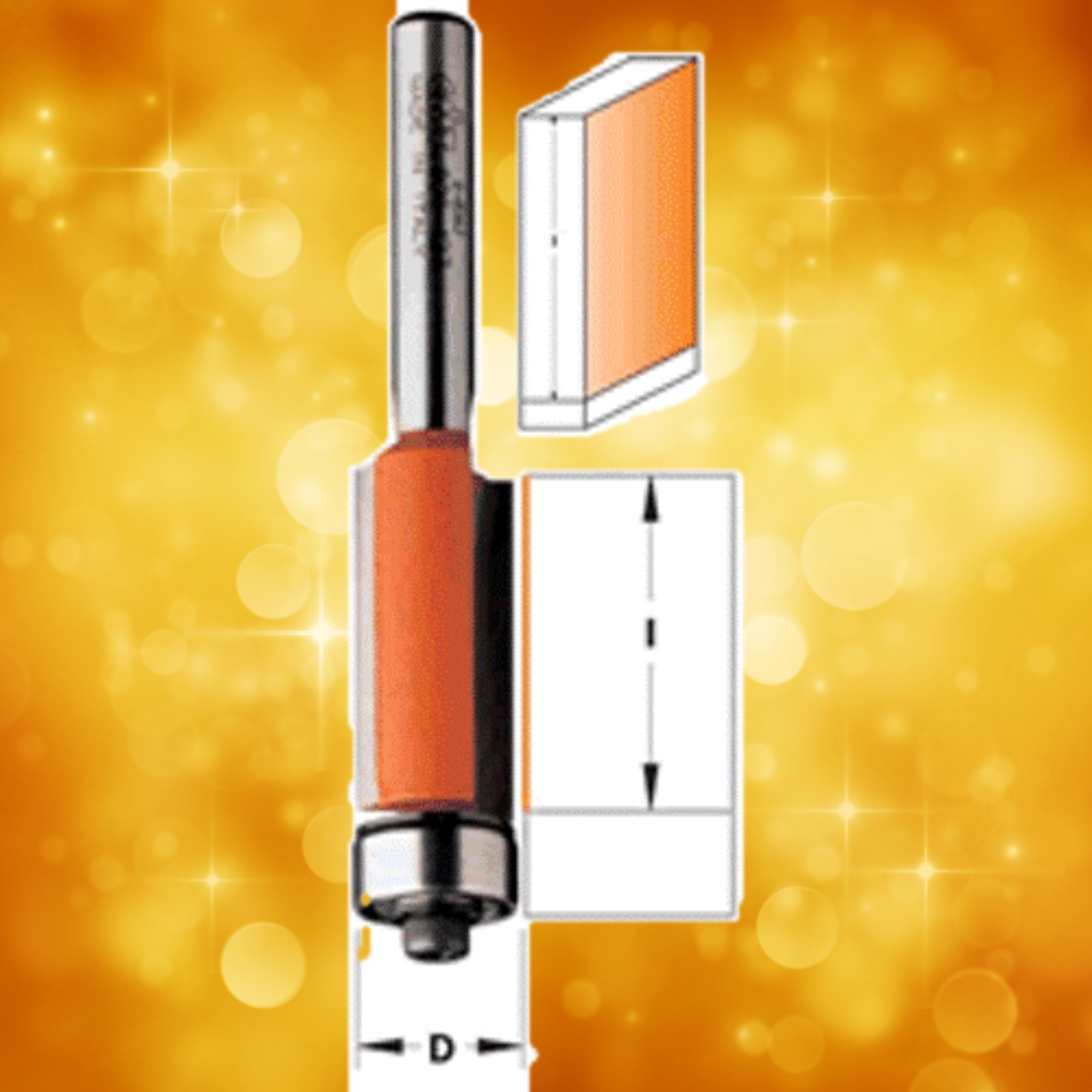 CMT Flush Trim Router Bit 806.096.11 3/8